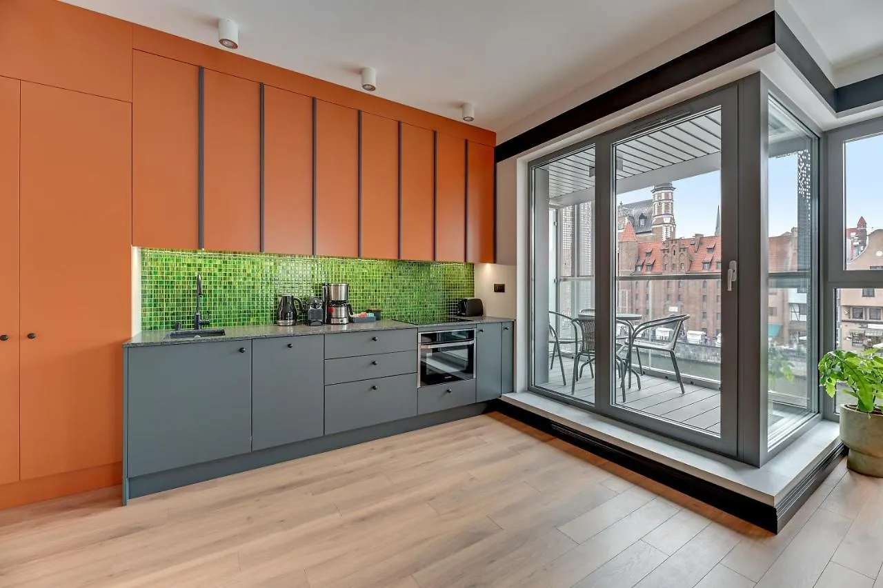 Granaria Premium Riverside & Parking By Downtown Apartments Gdansk
